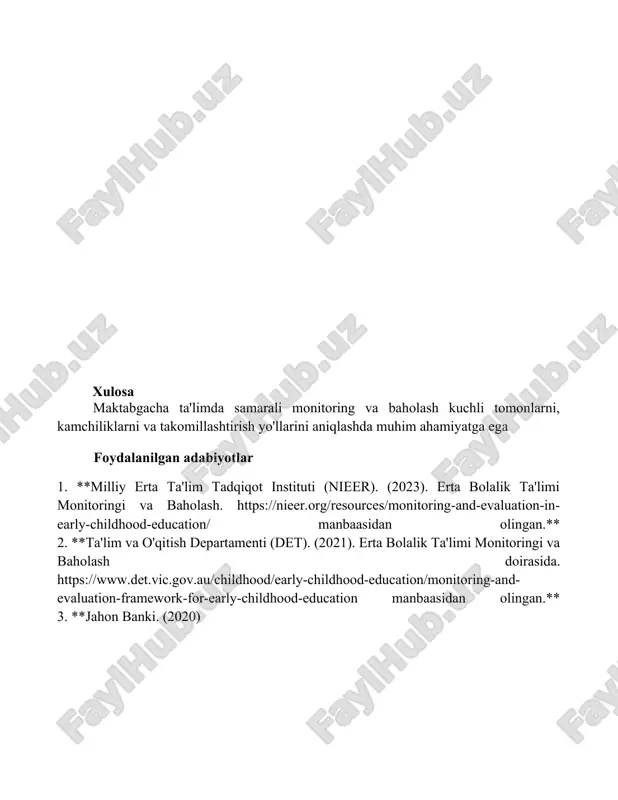 maktabgacha ta'limda kuzatish va baholash - Page 4