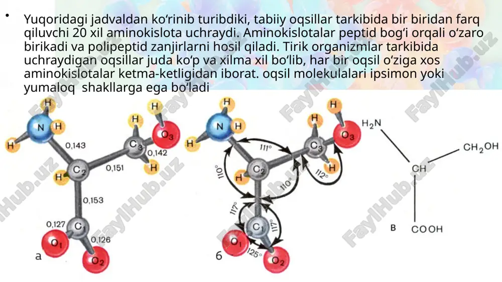 oqsillar.aminokislotalar dars ishlanmasi - Page 4