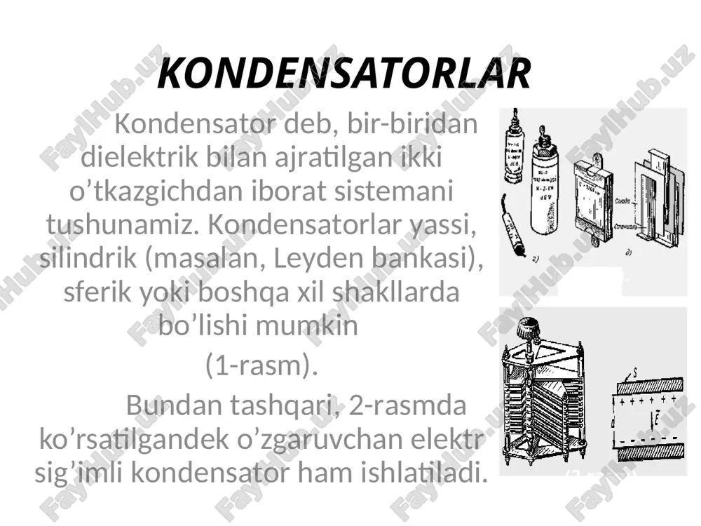 elektro sig’imi. kondensatorlar. kondensatorlarni ulash - Page 4