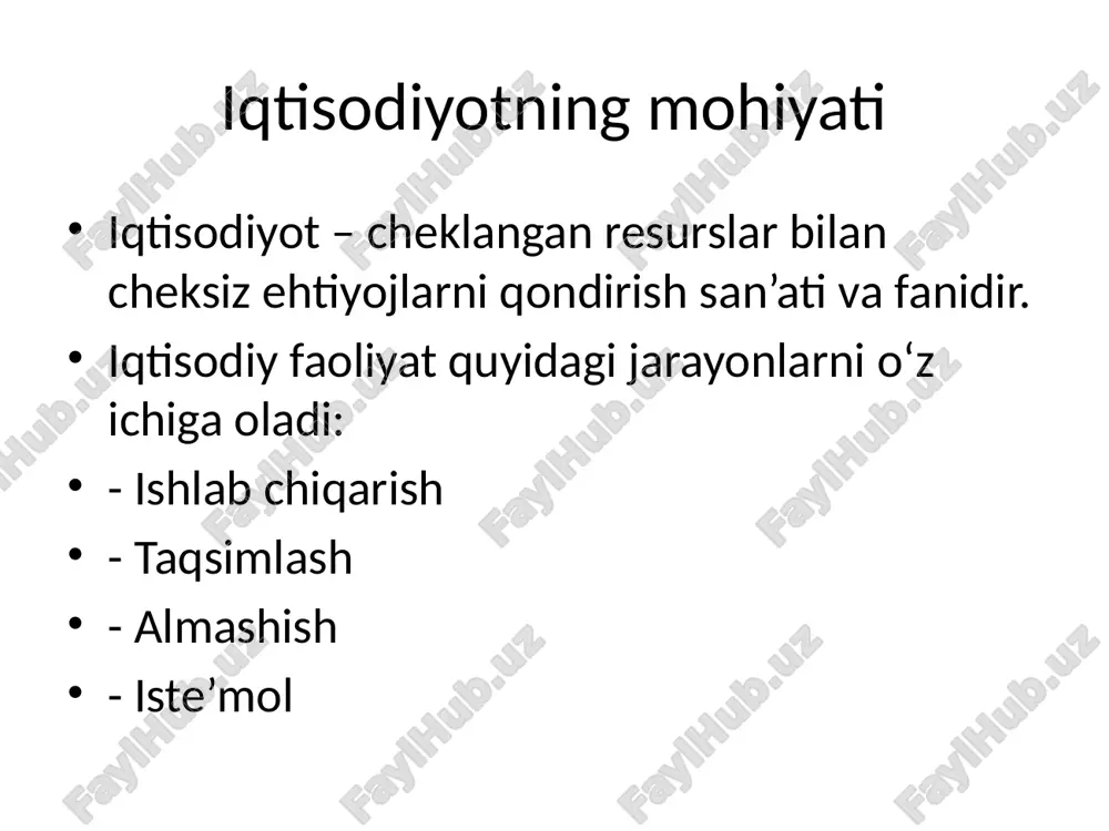 powerpoint raqami iqtisodiyot haqida taqdimot yaratish - Page 4