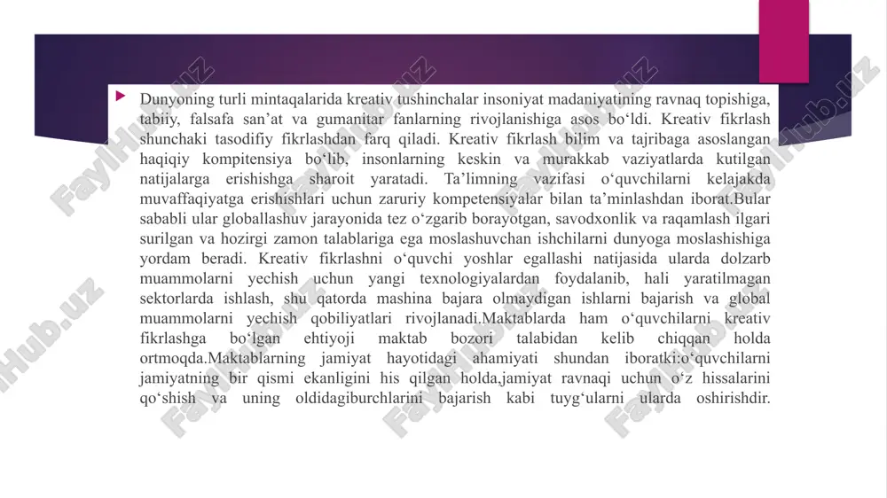 ta’lim jarayonida kreativ fikirlashning o’ziga xos xususiyatlari - Page 4