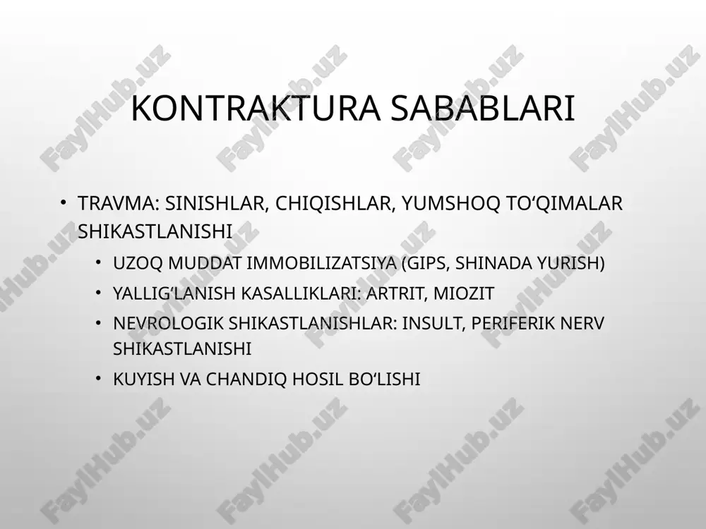 bo‘g‘imlar kontrakturalari va ankilozlari - Page 4