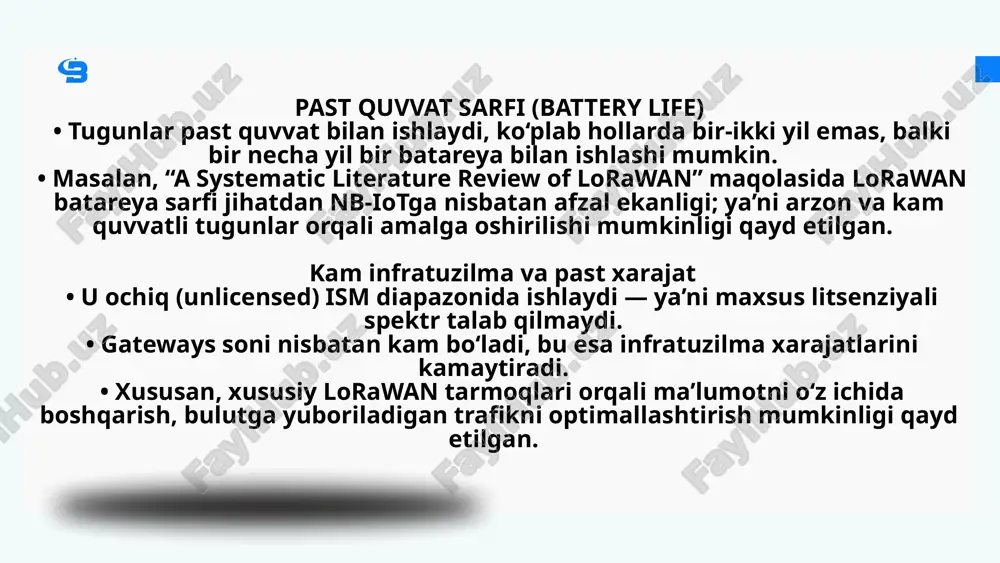 lorawan tarmoqlari va ularning afzalliklari - Page 4