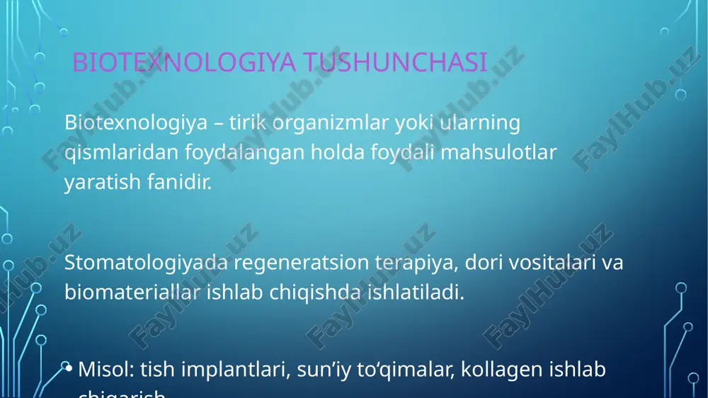 stomatologiyada genetika, inzeneriya va biotexnologiya - Page 4