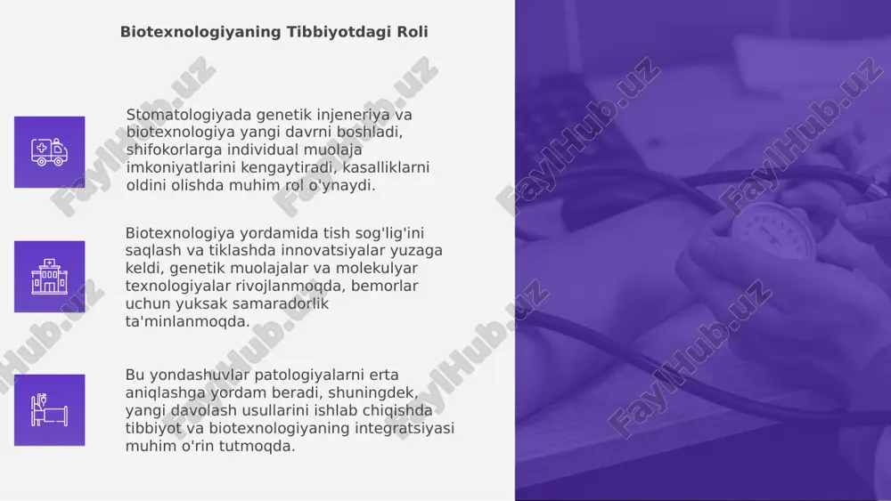 stomatologiyada genetik injeneriya va biotexnologiya - Page 4