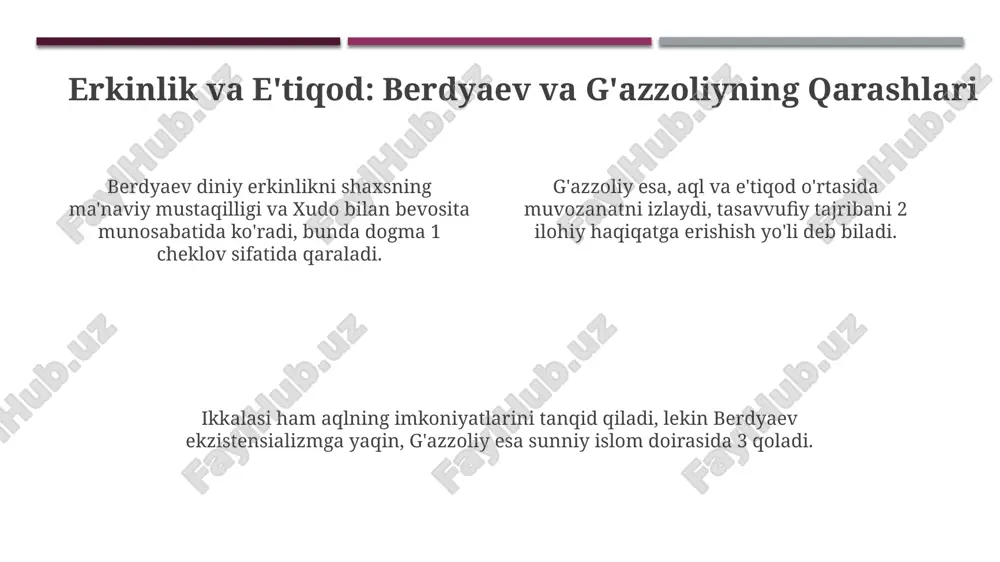berdyaev va g'azzoliy: diniy erkin fikrga yondashuvlar - Page 4
