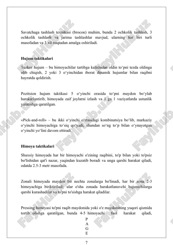 ilda bir marta bo'lib, unda 12 ta erkaklar va 12 ta ayollar jamoalari bellashadi. nba finalida sharqiy va g'arbiy konferensiyalar g'oliblari 7 o'yingacha bo'lgan seriyada chempionlik uchun kurashadilar, bu esa o'yinning eng yuqori cho'qqisi hisoblanadi. fiba jahon kubogi har to'rt yilda bir marta o'tkaziladi va unda 32 ta milliy basketbol jamoasi g'oliblik uchun raqobatlashadi, bu global miqyosdagi eng muhim turnir. basketbolning afzalliklari basketbol yurak-qon tomir tizimini mustahkamlaydi; 1 soatlik o'yin davomida 600-900 kaloriya yoqiladi, qon aylanishini yaxshilaydi va yurak xastaligi xavfini kamaytiradi. basketbol tezkorlikni oshiradi, reaktsiyani yaxshilaydi; maydonda tezkor qarorlar qabul qilish, to'pni olib o'tish, 3 soniya ichida harakat qilish tezligini oshiradi. basketbol jamoaviy ruhni kuchaytiradi; 5 kishilik jamoada birgalikda maqsadga erishish, o'zaro yordam, 100 foiz ishonch hissini rivojlantiradi. basketbol va sog'lom turmush tarzi basketbol 1 soat davomida 600-900 kaloriya yoqishga yordam beradi, bu esa vaznni nazorat qilish va yurak-qon tomir salomatligini yaxshilash uchun foydalidir. basketbol o'ynash mushaklarni mustahkamlaydi, ayniqsa …