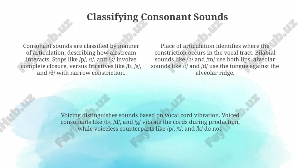 consonant phonemes presentation - Page 4