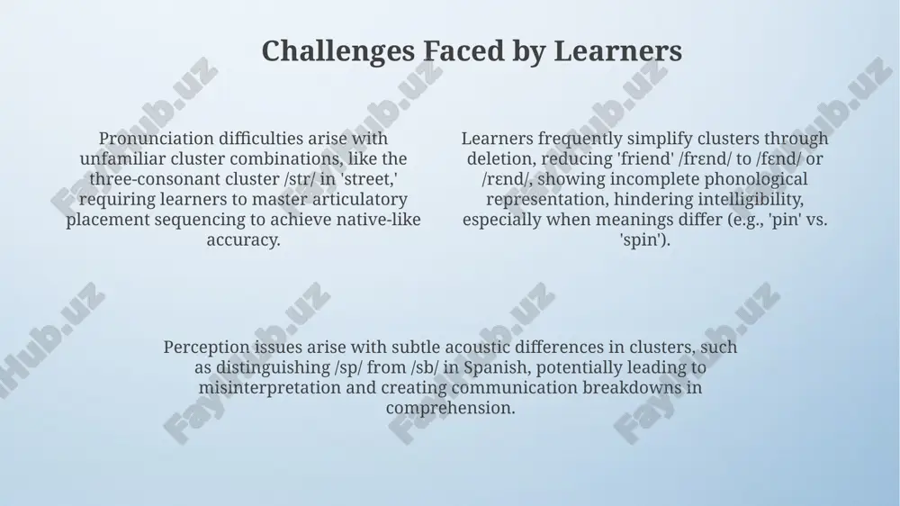consonant clusters-challenges for learners - Page 4