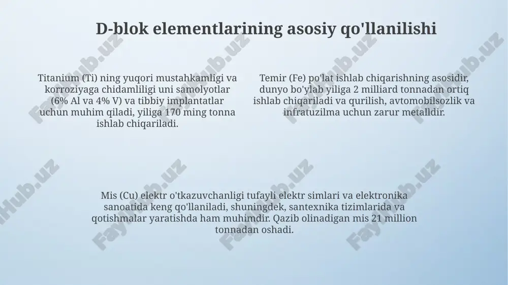 o'tish metallarining xususiyatlari va xossalari - Page 4
