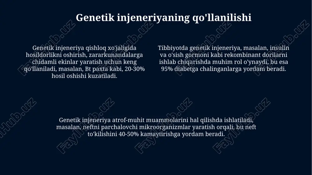 genetik injeneriya biotexnologiyasi - Page 4