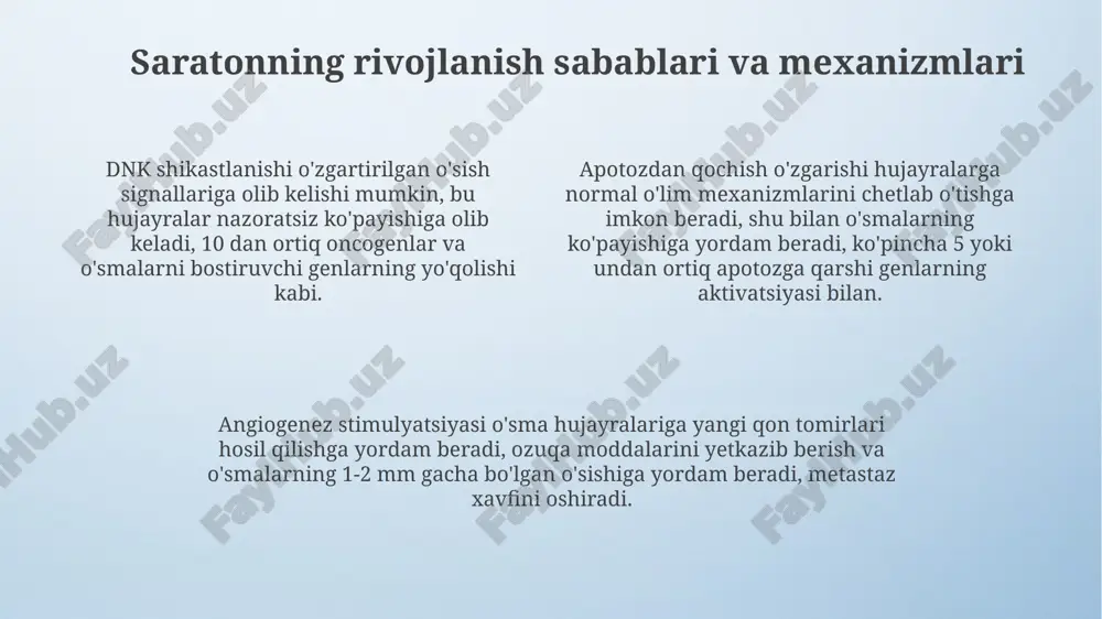 saraton kaslliklari haqida tushuncha - Page 4