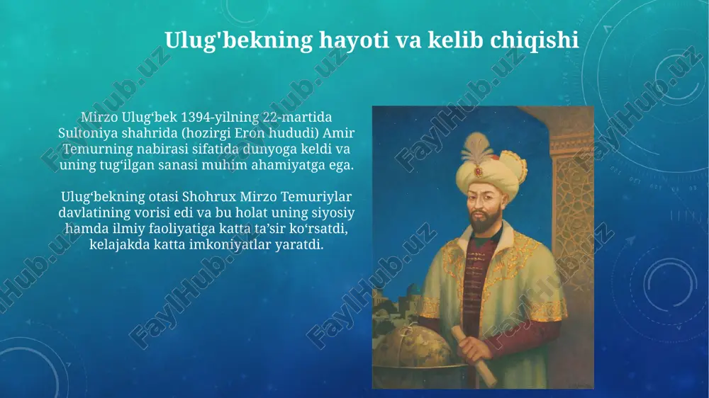 mirzo ulug'bek-davlat arbobi va buyuk olim - Page 4