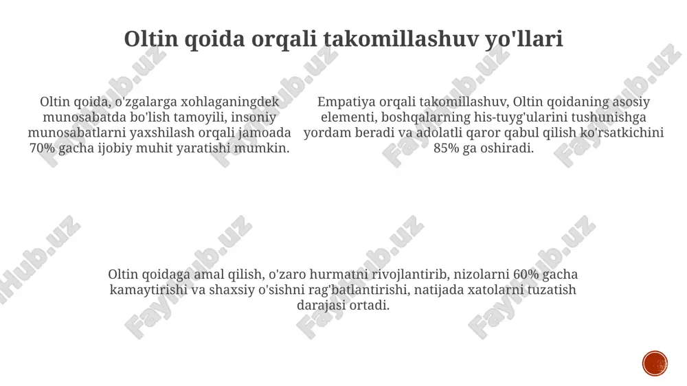 oltin qoida asosida komil insonlik sari qadam - Page 4