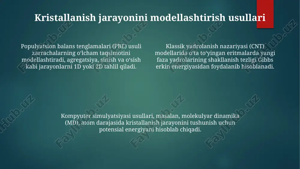 kristallash jarayonini modellashtirish - Page 4