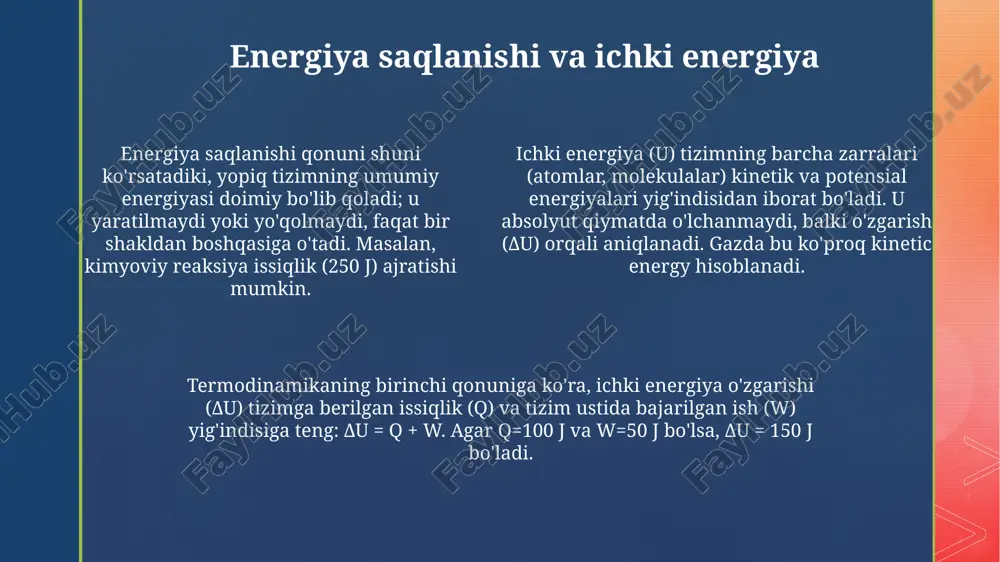 termodinamikaning 1-qonuni - Page 4