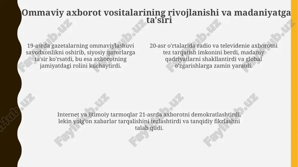 media savodxonlik va axborot madaniyati fanining tarixiy evolyutsiyasi - Page 4