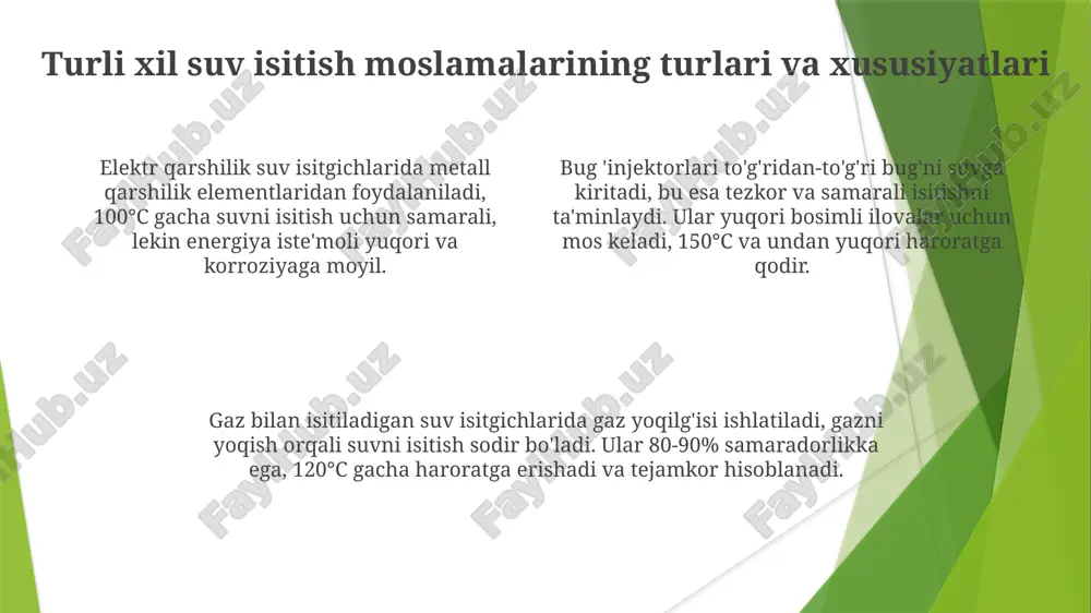 yuqori haroratli jarayonlarda suv isitish qurilmalarining qoʻllanishi - Page 4