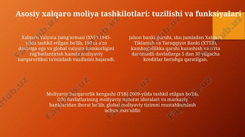 xalqaro moliyaviy tashkilotlar - Page 4