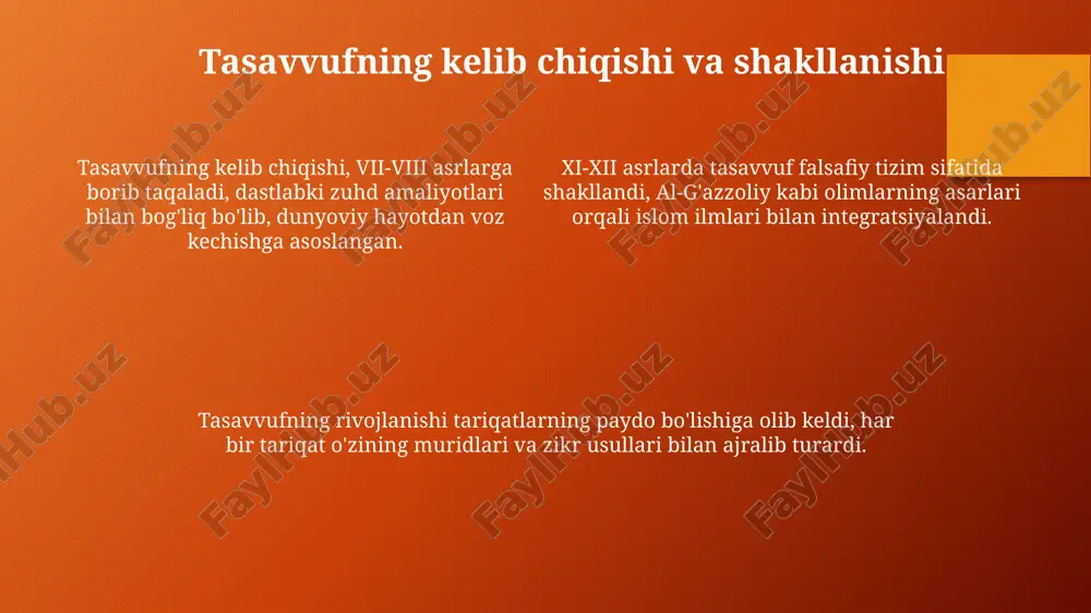 tasavvuf tushunchasi va uning mohiyati - Page 4