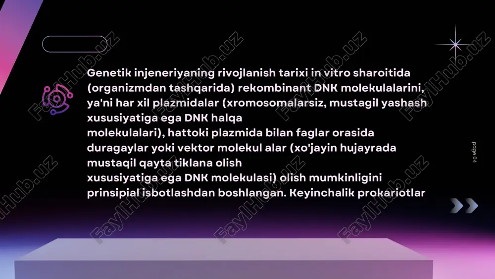 genetik injeneriya va biotexnologiya - Page 4
