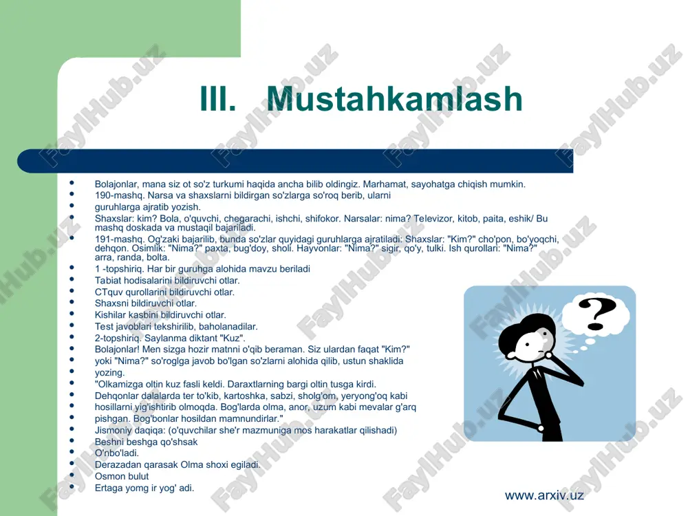 ot so'z turkumi dars ishlanma - Page 4