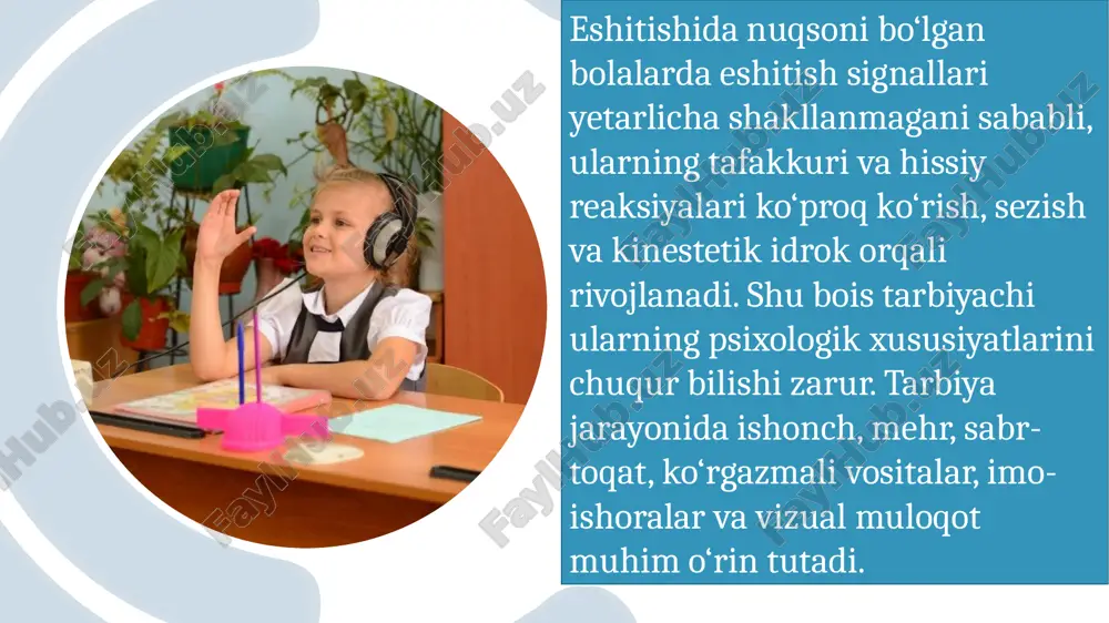 hilarni ijtimoiylashtirish muammolari”. – toshkent: pedagogika universiteti nashriyoti, 2021-y. suxomlinskiy, v. a. “yurakni bolalarga beraman”. – moskva: prosveshcheniye, 1981-y. abdullayeva, z. “pedagogik psixologiya asoslari”. – toshkent: oliy ta’lim, 2017-y. unesco. “inclusive education guidelines”. – paris: unesco publishing, 2017-y. 17 image3.png image2.png image10.jpeg image8.png image9.png image11.jpeg image1.png image12.jpeg image13.jpeg image14.jpeg image15.jpeg image16.jpeg image17.jpeg image18.jpeg image19.jpeg image20.jpeg image21.jpeg