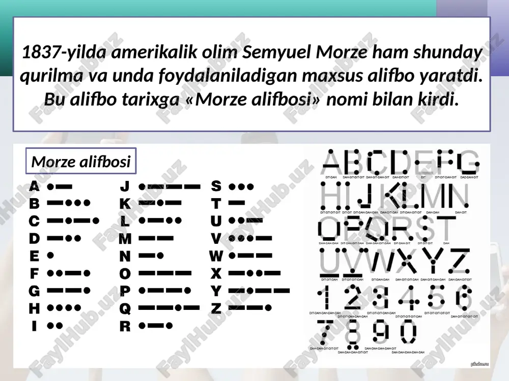 telegrafning ixtiro etilishi - Page 4