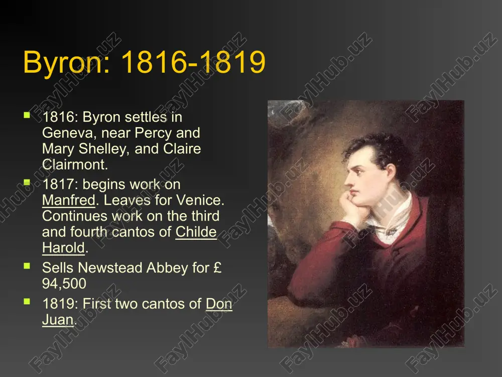 george gordon, lord byron: 1788-1824 - Page 4