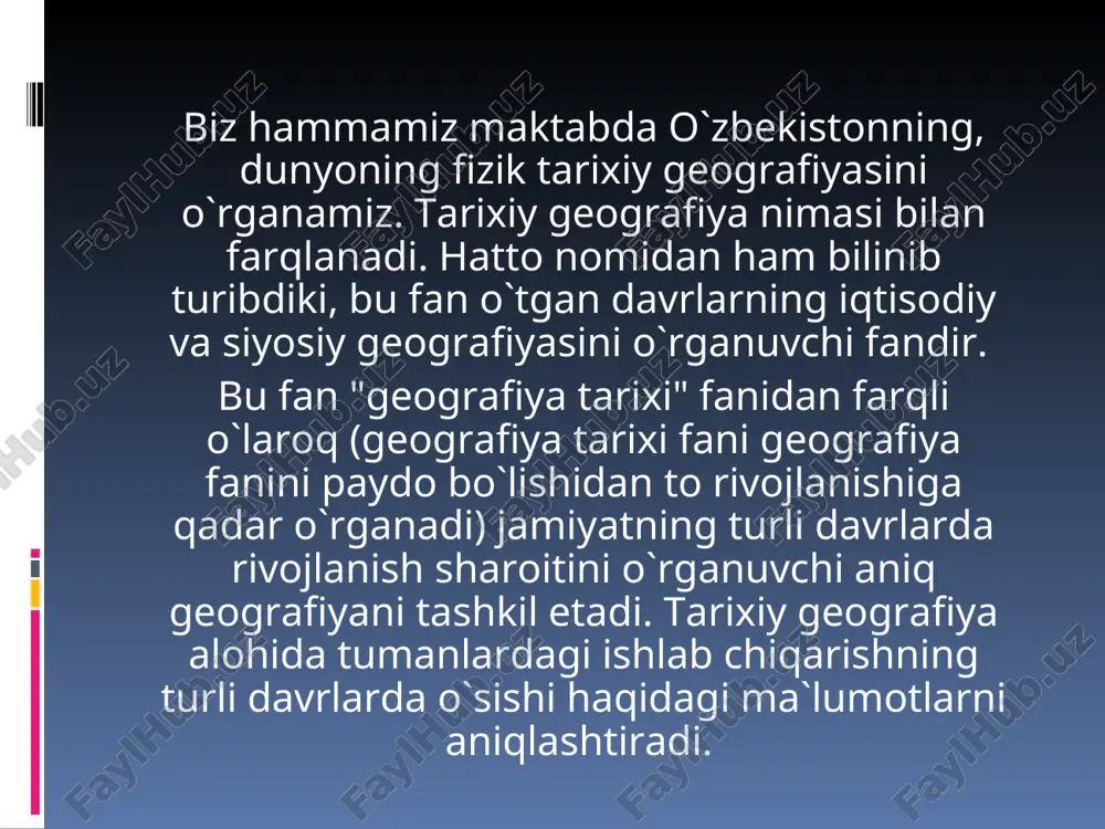 tarixiy geografiya fanining maqsadi va vazifalari - Page 4
