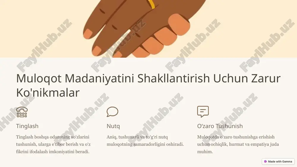 muloqot madaniyatini shakllantirishda mahoratning o‘rni va roli - Page 4