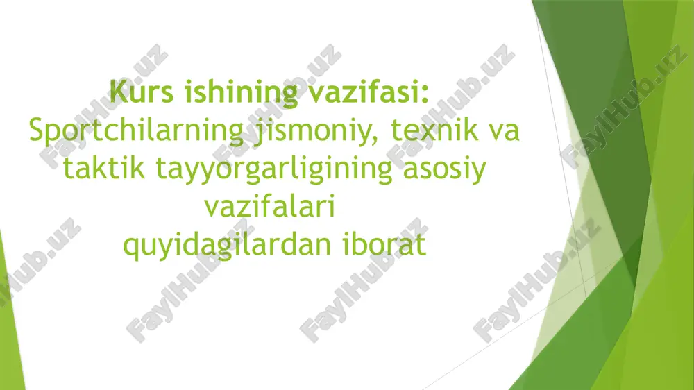 sportchilarning texnik va taktik tayyorgarligi - Page 4
