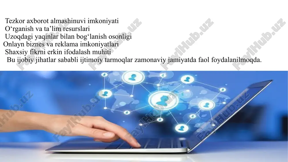 internet ijtimoiy tarmoqlarning jamoaga tasir qiluvchi moammalari - Page 4