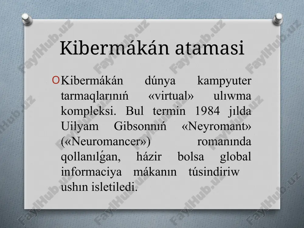 p barıladı. málimleme urısınıń mánisi informaciya urısı tómendegilerge qaratıladı: qarsılasın nadurıs maǵlıwmat penen aljastırıw jámiyette albırawshılıq, qorqınısh yamasa isenimsizlik payda etiw jámiyetlik sananı manipulyaciyalaw mámleket yamasa shólkem sistemaların hálsizlendiriw qarsılastıń málimleme resurslarına texnologiyalıq hújimler shólkemlestiriw forması túsindirme dezinformatsiya jalǵan yamasa tolıq emes maǵlıwmat tarqatıw arqalı aljasıq payda etiw kiberhújumler programmalıq qurallar arqalı mámleket yamasa shólkem sistemalarına hújim etiw psixalogik urıs ǵalaba xabar quralları arqalı qorqıw, hawlıqpa yamasa ashıw oyatıw sociallıq tarmaqlar arqalı tásir botlar, jalǵan akkauntlar arqalı sociallıq pikirdi basqarıw bloklaw yamasa sheklew qarsılastıń málimleme dereklerin bloklap qoyıw yamasa olardı isten shıǵarıw axborot urushining shakllari: zamanagóy mísallar: rossiya hám batıs arasındaǵı málimleme urısı - ukrainadaǵı urıs konteksinde jalǵan videolar, fotosúwretler, redaktorlanǵan xabarlar keń tarqalmaqta. aqsh saylawlarında sırt mámleketler aralasıwı (2016) - sociallıq tarmaqlar arqalı jalgan xabarlar menen puqaralar pikirine tásir etilgen. covid-19 haqqında nadurıs maǵlıwmatlar tarqatılıwı - vakcina, kesellik sebepleri haqqında jasalma jaratılǵan dezinformaciya jámiette hawlıqpa keltirip shıǵardı. informaciya urısınan …