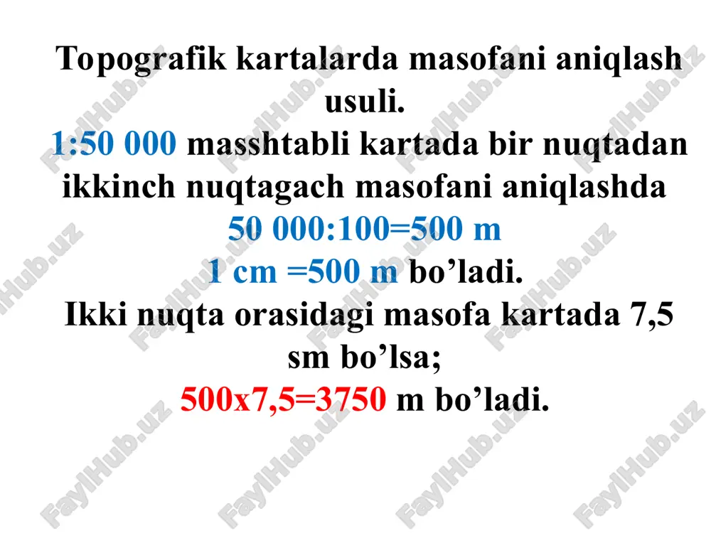 topokartada masofa va maydonlarni o’lchash - Page 4