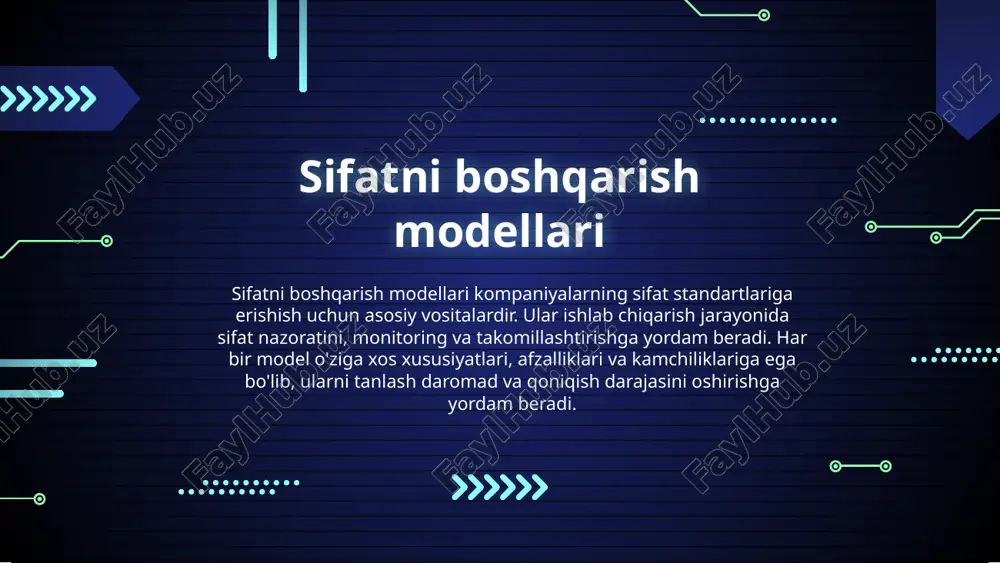 sifatni boshqarish modellari va dasturiy ta’minot jarayoni - Page 4