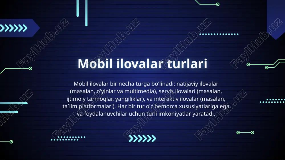 kirish mobil ilovalar ishlab chiqarish faniga - Page 4