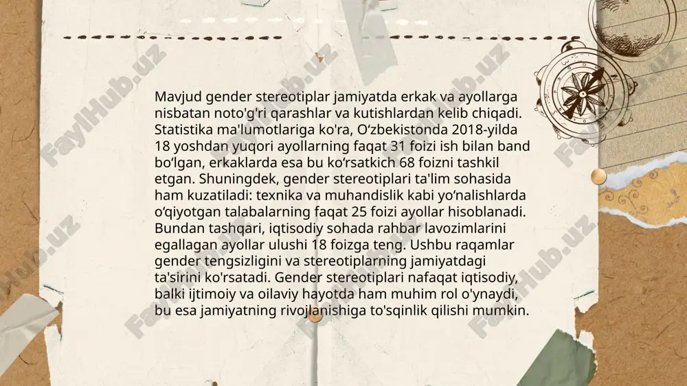 zamonaviy dunyoda gender muammolari - Page 4