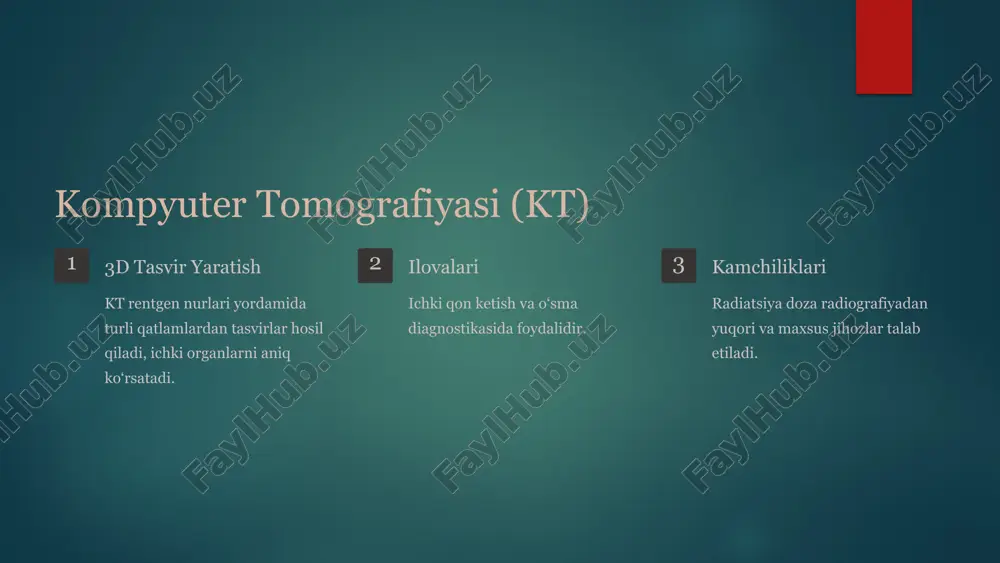 tibbiy tomografiya apparatlarining ishlash prinsiplari - Page 4