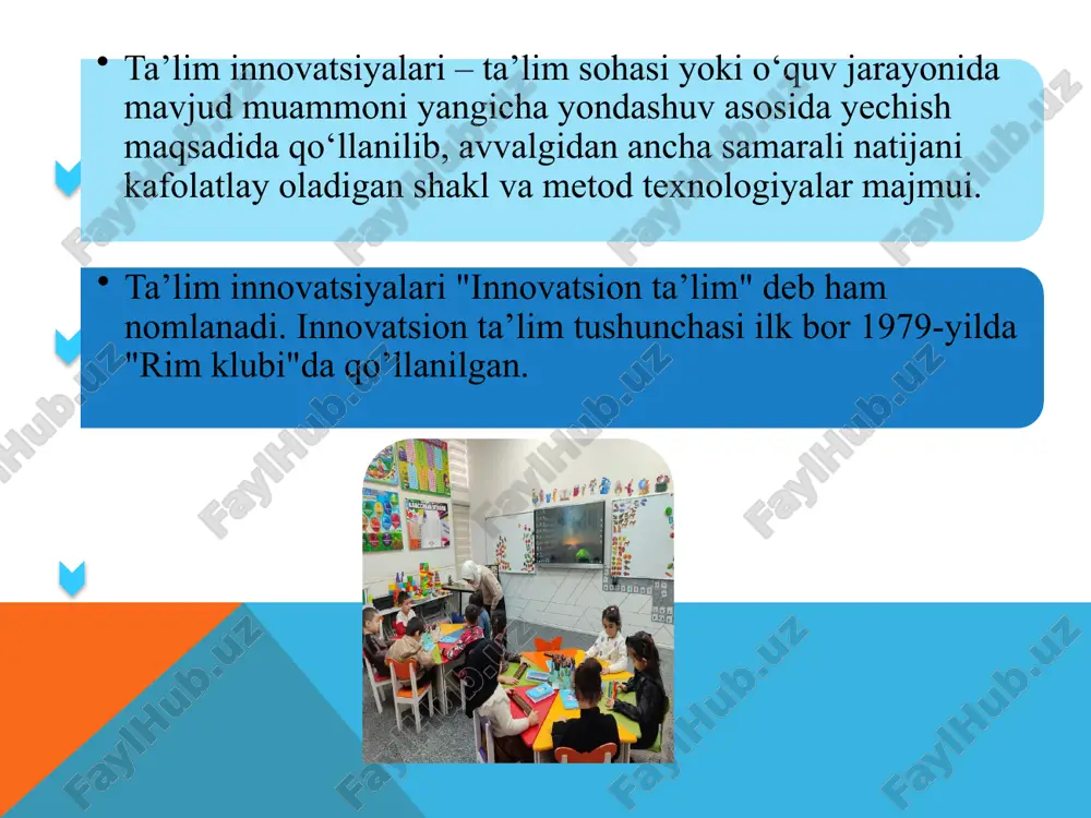 o ‘qitish vositalaridan samarali foydalanish muhim ahamiyatga ega. har bir xalqning ertangi kuni o'sib kelayotgan yosh a vlodga, ularning bugungi kunda qanday ta ’lim- tarbiya olayotganiga bog ‘liq. bunday mas‘uliyatli vazifani bajarish hozirgi zamon o‘qituvchisidan, ayniqsa boshlang ‘ich sinf o‘qituvchisidan o‘z kasbiy mahoratini oshirib borishni, ilg‘or innovatsion pedagogik texnologiyala r mohiyatini chuqur anglab yetishni va darslarni noan ’anaviy tarzda tashkil etishni talab etmoqda. bu darslarga o‘yin texnologiyalarini olib kirish demakdir. tаdqiqоtchilаrning o ‘yin хususiyatlаrini tа’riflаshichа, uning muhim qirrаlаri shundаn ibоrаtki, u erkin rivоjlаnuvchi fаоliyatni fаrqlаydi. o ‘yin uchun hissiy ko‘tаrinkilik хоsdir. u o‘zаrо kurаsh, musоbаqаlаshi sh, rаqоbаt shаklidа nаmоyon bo ‘lаdi. fаоliyatni rivоjlаntiruvchi o‘yinlаr diqqаt, хоtirа, nutq, tаfаkkur, qiyoslаsh mаlаkаsi, sоlishtirish, o‘хshаshni tоpish, fаrаz, hаyol, ijоdiy qоbiliyat, o ‘quv fаоliyatini mоtivаtsiyalаshni rivоjlаntirishgа qаrаtilgаn. pedagogik ta’lim rivojlanishining zamonaviy innovatsion yo‘nalishlarini ichida xususiy innovatsion nazariyani sh axsiy (xususiy) yo‘nalishli ta’lim sohasidagi ishlanmalarni, ta’limni tashkiliy -tuzilmaviy modelini, ta’limni ko‘p darajali tizimini rivojlantirishni ajratib …