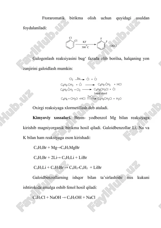 aromatik galoidbirikmalar - Page 4
