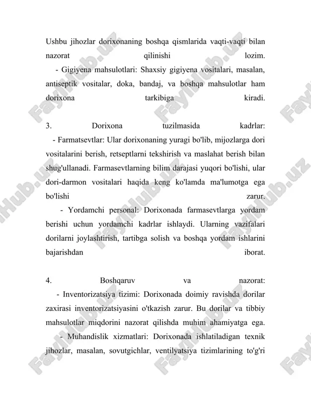 dspharmacy 1500 ga yaqin dorixonaga ega bo'lib, ular germaniyaning celesio kompaniyasiga tegishli. lloydspharmacy mijozlarga keng ko'lamli farmatsevtika xizmatlari ko'rsatadi. 7. apotek hjrtat: shvetsiyaning yetakchi dorixona tarmoqlaridan biri bo'lgan apotek hjrtat qariyb 390 dorixonaga ega. bu tarmoq sog'liqni saqlash va dorilar bilan bog'liq mahsulotlar bozorida yetakchi o'rinni egallaydi. ushbu dorixona tarmoqlari odamlarning kundalik ehtiyojlarini qondirishda va sog'liqni saqlash tizimining bir qismi sifatida muhim rol o'ynaydi. har bir tarmoq geografik qamrovi, sotuvlar hajmi va xizmatlarning kengligi bilan ajralib turadi, bu esa ularga global miqyosda raqobatlashishga imkon beradi. 3. an'anaviy dorixona turlari an'anaviy dorixonalar dori-darmonlar va tibbiy mahsulotlarni sotish bilan shug'ullanuvchi tijorat korxonalari bo'lib, ular ma'lum bir tizim va mezonlarga ko'ra tashkil etiladi. quyida an'anaviy dorixonalar haqida ma'lumotlar taqdim etiladi, ular qaysi turlarga ajratilishi va ularning xususiyatlarini tavsiflaydi. 1. shahar dorixonasi shahar dorixonalari katta shaharlarda va shahar tumanlarida joylashgan bo'ladi. ularda keng assortimentdagi dori-darmonlar taklif etiladi. ana shunday dorixonalar ko'pincha 24 soat davomida …