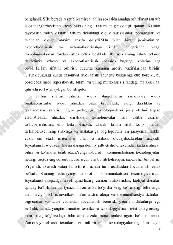 xini o’rganish. c# tilida kompanentalar bilan ishlash haqida tushunchalar olish va o’rganish.satrlar bilan ishlashda standart kutubxonalarni qo’llanilishini o’rganish. kurs ishining predmeti:: c# dasturlash tilida satr yaratish va kutubxonalrdan foydalanish. asosiy qism. 1.1 microsoft visual studio haqida. shunday qilib, c # tilida birinchi dasturni yarataylik. buning uchun nima kerak? birinchidan, biz dastur kodini chop etishimiz mumkin bo'lgan matn muharriri kerak. ikkinchidan, biz bir derleyici kerak, exe qo'llash matn muharriri yozilgan kodni kompilyatsiya edi. uchinchidan, dasturni kompilyatsiya qilish va amalga oshirish uchun zarur bo'lgan.net framework kerak. yozishni engillashtirish uchun, shuningdek, dasturiy kodni sinab ko'rish va disk raskadrovka qilish odatda maxsus ishlab chiqish muhitlaridan, xususan, visual studio-dan foydalanadi. c # dasturini yaratish uchun biz bepul va to'liq xususiyatli rivojlanish muhitidan foydalanamiz - visual studio community 2019, quyidagi manzilda yuklab olish mumkin: microsoft visual studio 2019. visual studio 2017-dan ham foydalanishimiz mumkin.dasturni ishga tushirish uchun пуск->program->microsoft visual studio->microsoft visual studio 2019 ketma-ketlik bajariladi. 1-rasm.microsoft …