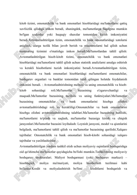 r bazasi boshqaruv tizimi (dbms)dir. mysql tez, ishonchli va yuz beradigan, ochiq manbali ma'lumotlar bazasi tizimlari o'rtasida eng mashhuridir.quyida mysql haqida muhim ma'lumotlarni taqdim etaman: mysql, 1995-yilda michael "monty" widenius va david axmark tomonidan tashkil etildi. uning asosiy maqsadi, ishonchli va to'liq boshqaruvlanadigan bir ma'lumotlar bazasini yaratish edi.mysql, ma'lumotlar bazasi tizimini ishga tushirish, ma'lumotlarni saqlash, so'rovlar yaratish va ma'lumotlarni boshqarishga imkoniyat beradi. uning asosiy maqsadi, tezlik va ishonchlilikni ta'minlashdir.mysql, klient-server arxitekturasiga asoslangan, ma'lumotlarni saqlash uchun server va ma'lumotlarga murojaat qilish uchun bir nechta klientlardan iborat bo'lgan tizimdir. klientlar server bilan bog'lanib, so'rovlar yuboradi va server javoblarni qaytaradi.mysql "structured query language" (sql)ni qo'llaydi. sql, ma'lumotlar bazalarini boshqarishda foydalaniladigan standard so'rovlarni yozish uchun ishlatiladi. mysql, sql-92 va undan keyingi versiyalarni muvaffaqiyatli qo'llaydi.yurituvchi tizimlar: mysql, bir nechta platformalar uchun yuritilishi mumkin. uning eng mashhur variantlari windows, macos, linux va unix yurituvchi tizimlariga mos keladigan versiyalardir.xususiyatlar: mysqlning qo'shimcha xususiyatlari o'z ichiga oladi:transaksiya to'liqo'vchi: mysql, …