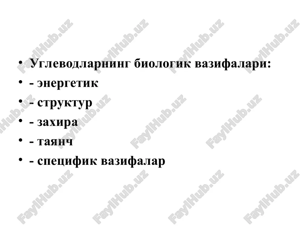 углеводлар ҳазмланиши. гликоген синтези ва парчаланиши - Page 4