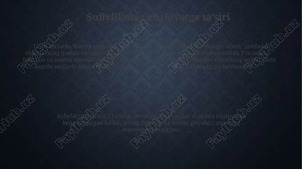 tasavvuf talimotining sharq madaniyatiga taʼsiri - Page 4