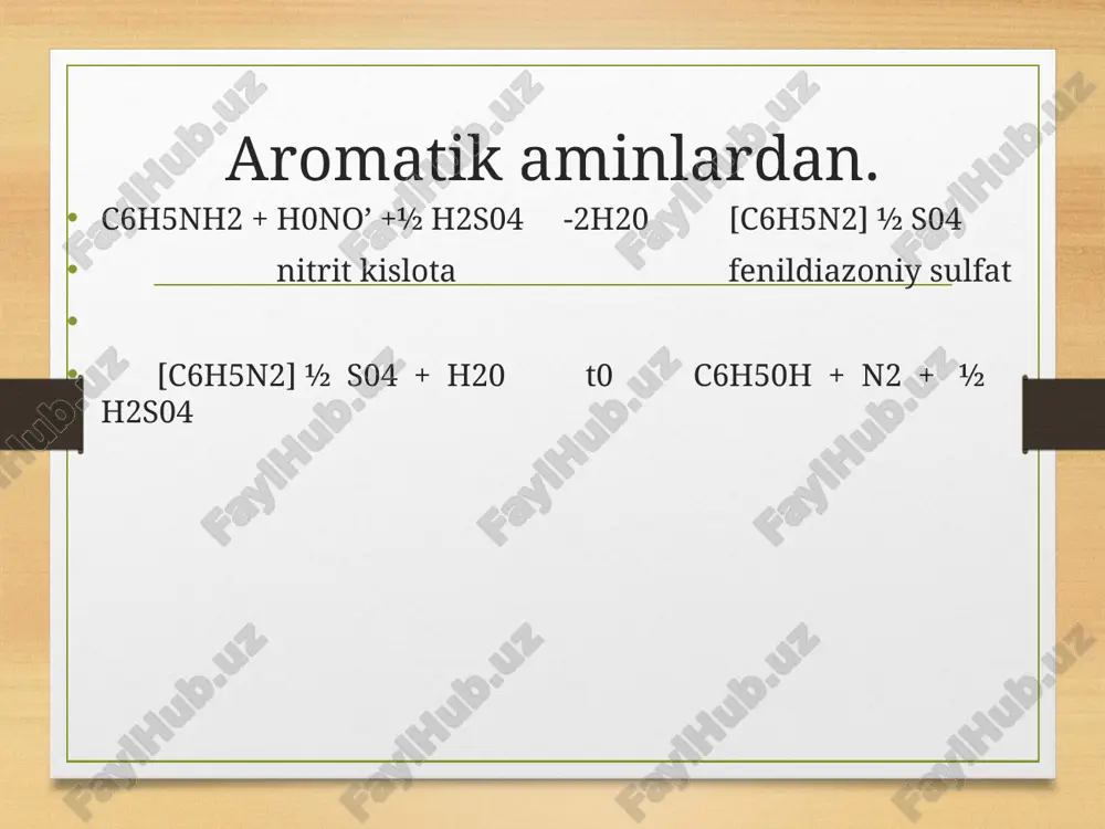 lar. ular katexin yoki ykoantosianlarni polimeri hisoblanadilar. ularni tuzilishini quyidagicha tasvirlash mumkin: e’tiboringiz uchun rahmat!!! image5.png image6.png image7.wmf image8.wmf image9.wmf image10.wmf image11.wmf image12.wmf image13.wmf image14.wmf image15.wmf image16.wmf image17.wmf image18.wmf image19.wmf image20.wmf image21.wmf image3.png image4.png h a l o h o h o h + + 8 % n a o h 3 2 0 - 3 5 0 0 c 0 2 n o h n o 2 0 2 n o h n o 2 n o 2 c h 3 c o o h k a = 1 , 8 . 1 0 - 5 k a = 8 , 3 . 1 0 - 5 k a = 4 , 2 . 1 0 - 1 2 , 6 - d i n i t r o p f e n o l 2 , 4 , 6 - t r i n i t r o …