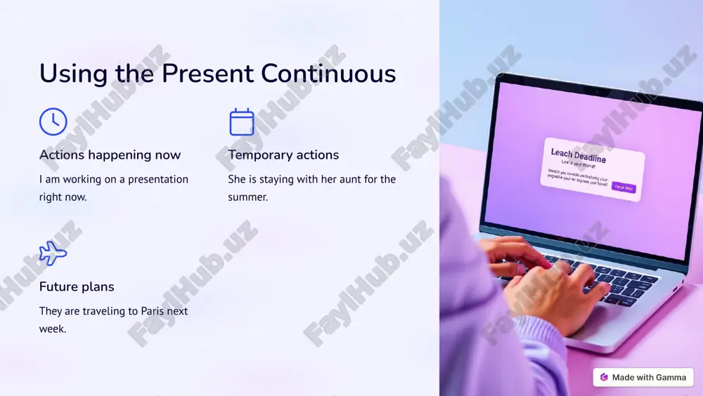 present simple and present continuous - Page 4