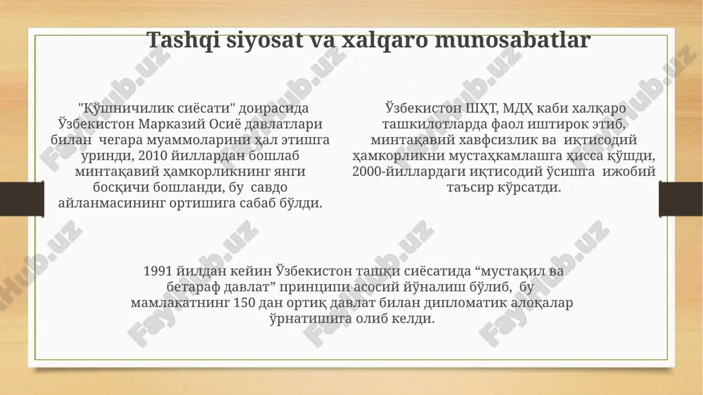 "qayta qurish" yillarida o'zbekistondagi ijtimoiy siyosiy vaziyat - Page 4