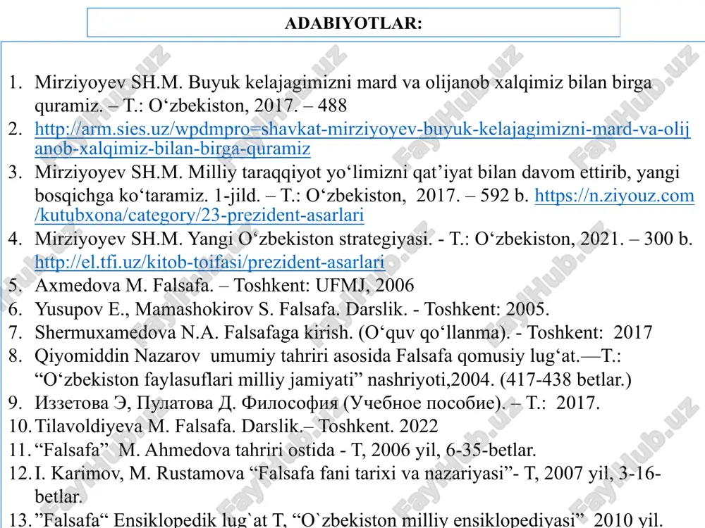 ni o’rganadigan qismi sifatida talqin qilgan. ko’p hollarda, dialektikaga qarama-qarshi deb talqin etiladigan metafizika olamdagi narsa va hodisalarni o’rganishda ularning muayyan vaqt davomida nisbatan o’zgarmasdan, alohida to’rgan holatiga diqqatni ko’proq qaratadigan usuldir. 15 sinergetika. hozirgi zamon fanida sinergetika metodi keng qo’llanilmoqda. sinergetika so’zi yunoncha ("sinergena") bo’lib, kelishuv, hamkorlik, o’zaro ta’sir kabi ma’nolarni anglatadi. german xakenning fikricha, sinergetika ko’p qismlardan iborat bo’lgan, o’zaro murakkab aloqadorlikdagi komponentlar tizimini o’rganadi. bu so’zni xaken hamkorliqdagi harakat bilib, butunning tizim sifatida aks etuvchi qismlarining kelishilgan faoliyati ma’nosida talqin qiladi. hozirgi davrda i. prigojinning sinergetika to’g’risidagi fikrlari ham ko’pchilikning e’tiborini tortmokda. sinergetika — olamning o’z-o’zini tashqil etishi, makon va zamonda narsa va voqealarning azaliy ketma-ketligi, o’zaro aloqadorligi, ularning muayyan tizimlardan iborat sababiy bog’lanishlar asosida mavjudligini e’tirof etishga asoslangan ilmiy qarashlar majmuidir. bu ta’limotni dialektika asosida shakllangan va uni to’ldiradigan ilmiy qarashlar majmuasi deydiganlar ham bor. ularga qarshi o’laroq, dialektika endi kerak emas, uni sinergetika bilan almashtirish …